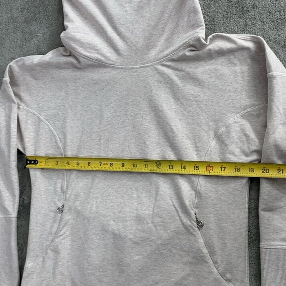Lululemon Sweatshirt Womens 6 Gray Rest Day Pullover Gym Sweater Athleisure - Picture 3 of 8